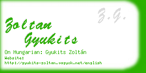 zoltan gyukits business card